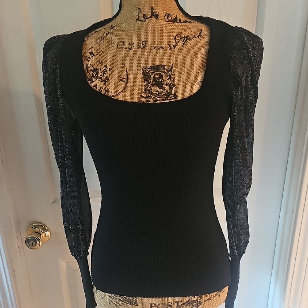 Elegant Black Women's Top